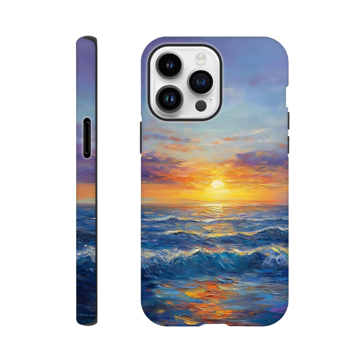 Ocean Horizon Glow | iPhone Case-MystBit Store