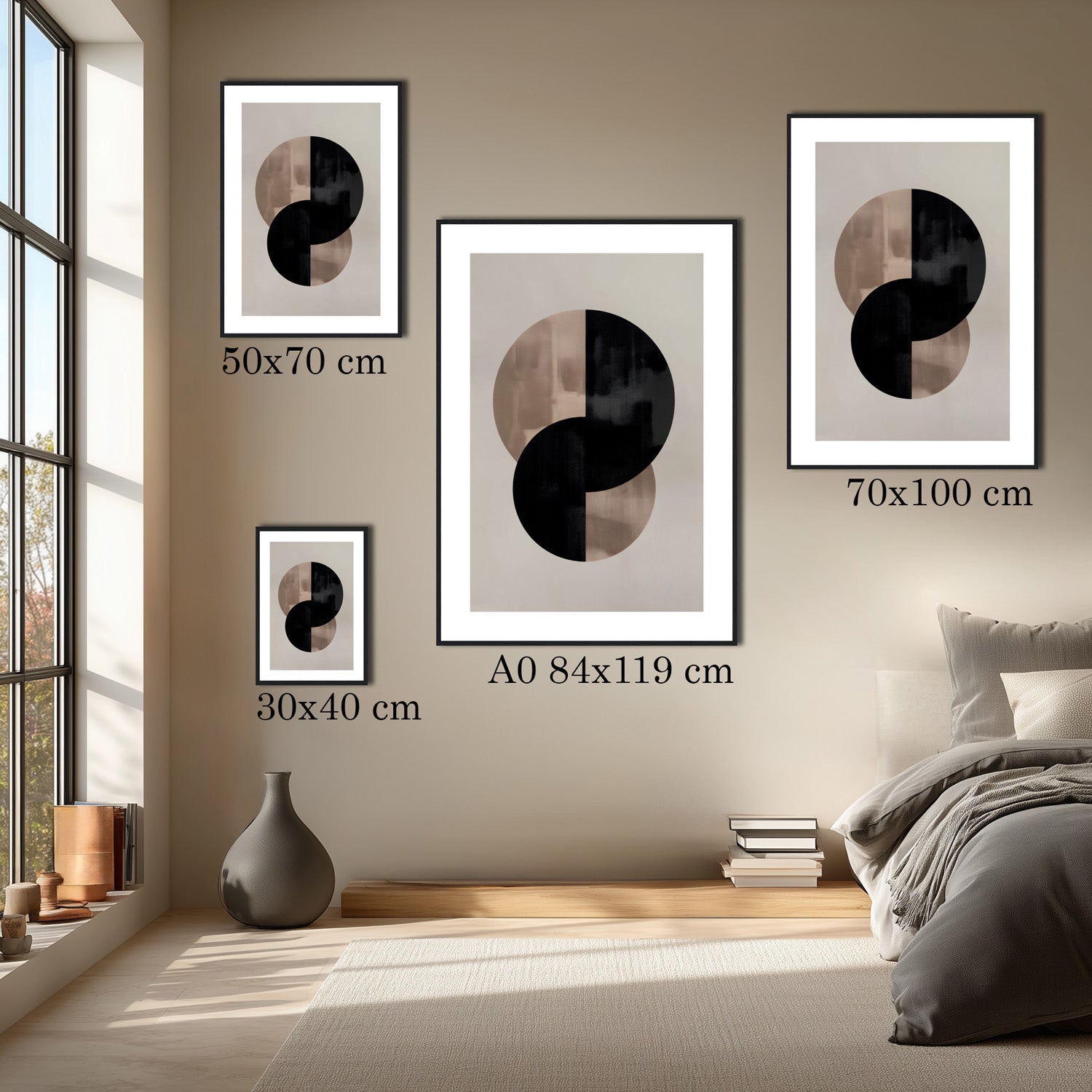 MYSTBIT ART | Abstract Divide Art Print Wall Art