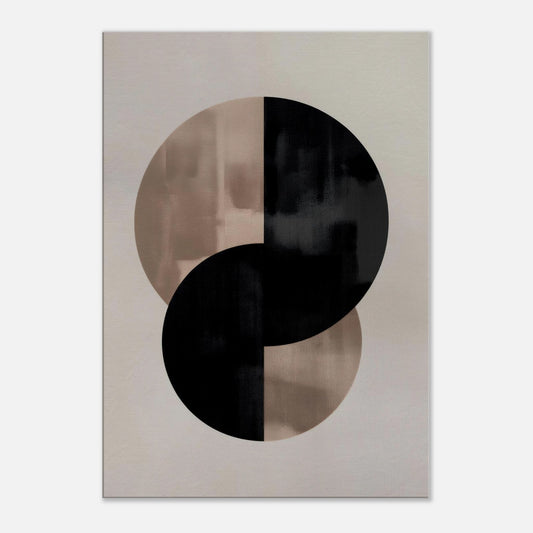 MYSTBIT ART | Abstract Divide Canvas Print Wall Art