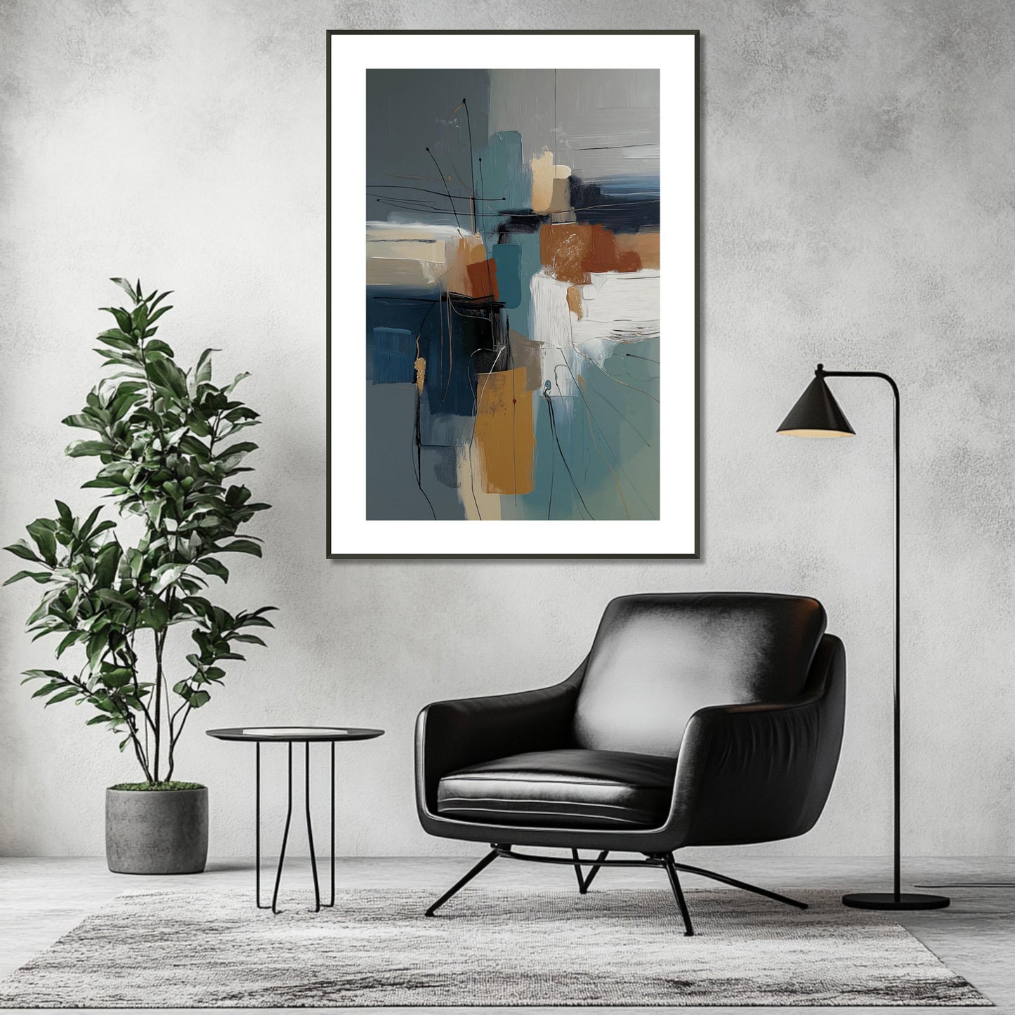 MYSTBIT ART | Abstract Geometry Art Print Wall Art