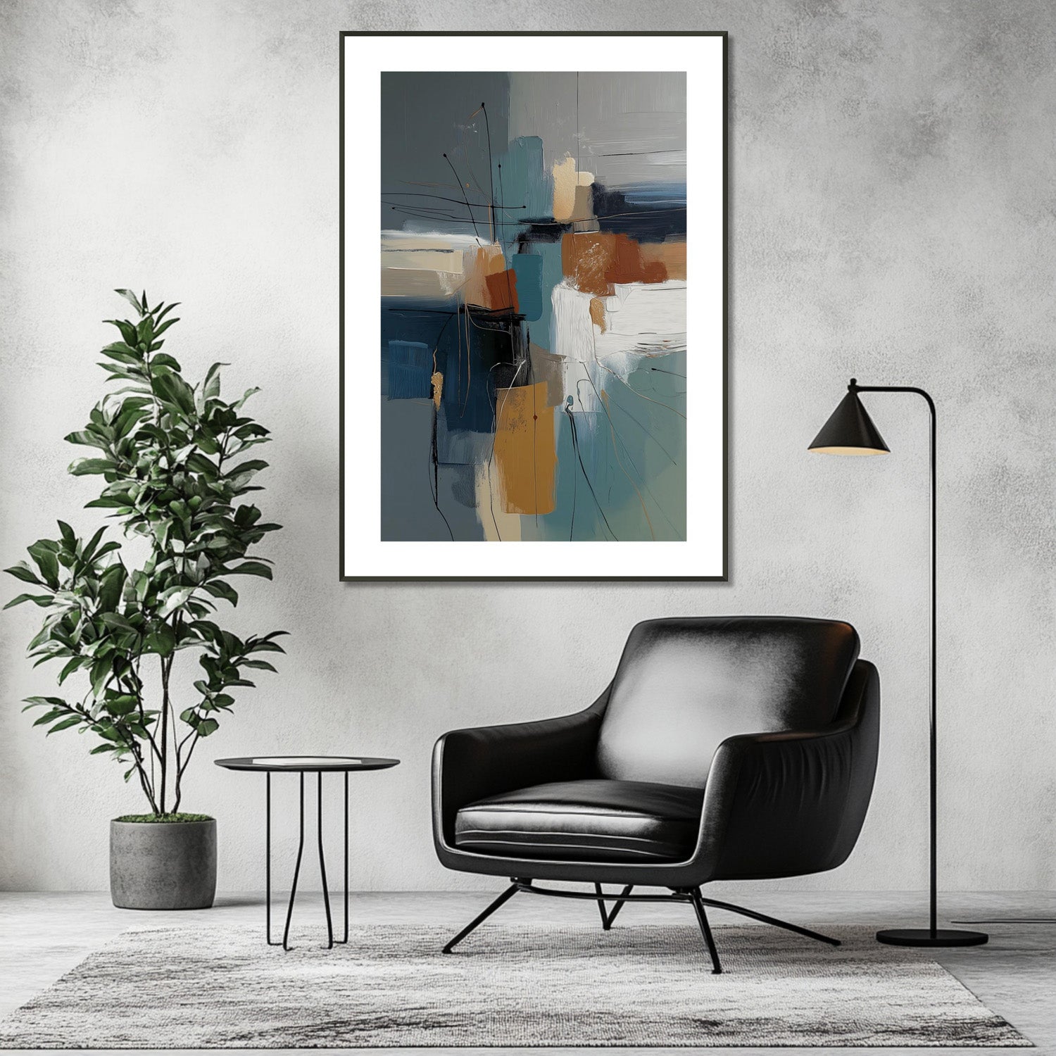 MYSTBIT ART | Abstract Geometry Art Print Wall Art