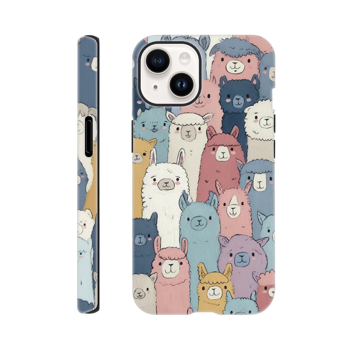 MYSTBIT ART | Alpaca Parade iPhone Case-MYSTBIT ART