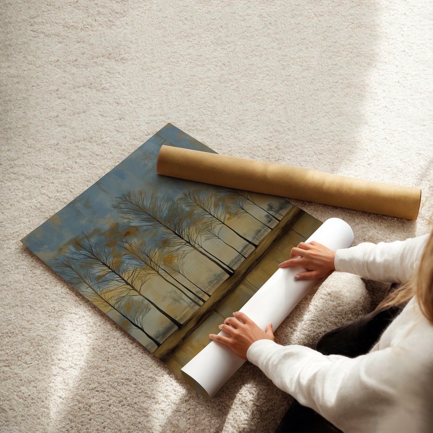 MYSTBIT ART | Amber Woods Art Print Wall Art