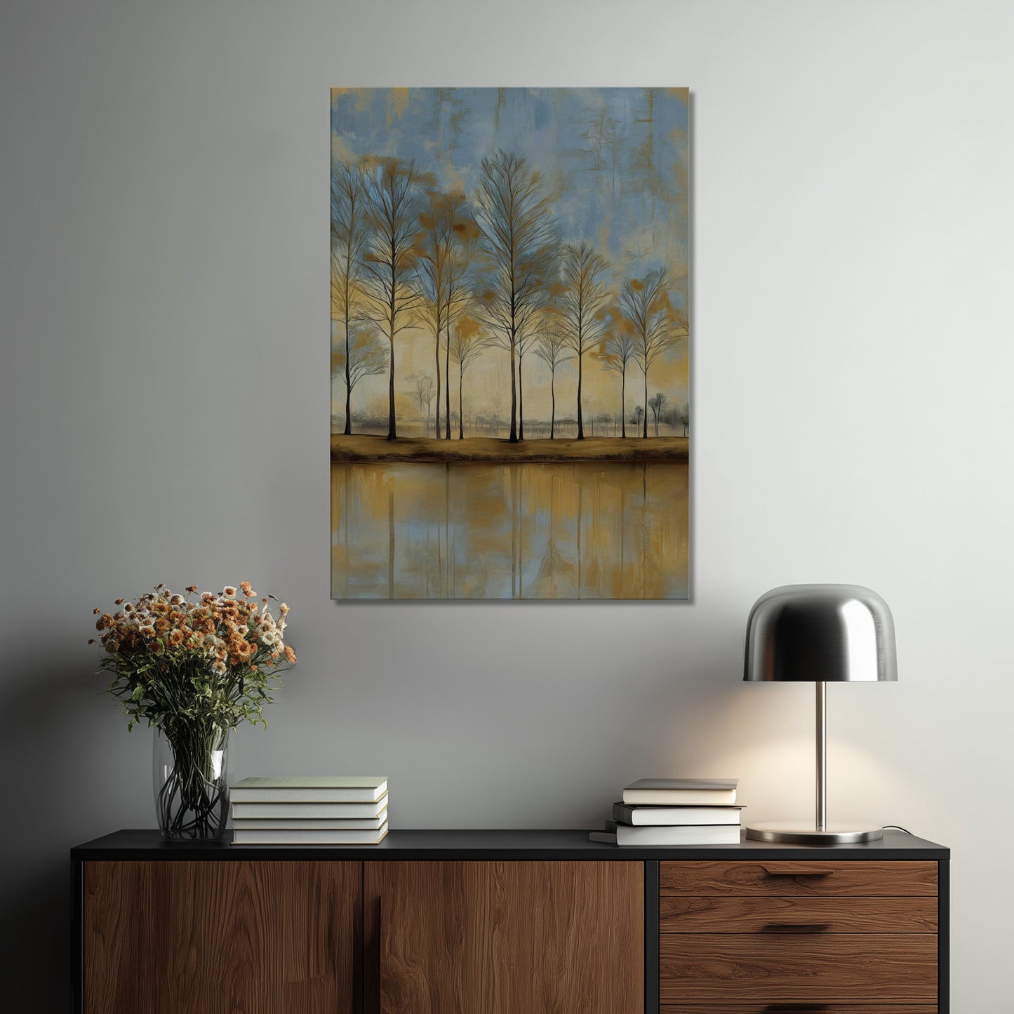 MYSTBIT ART | Amber Woods Canvas Print Wall Art