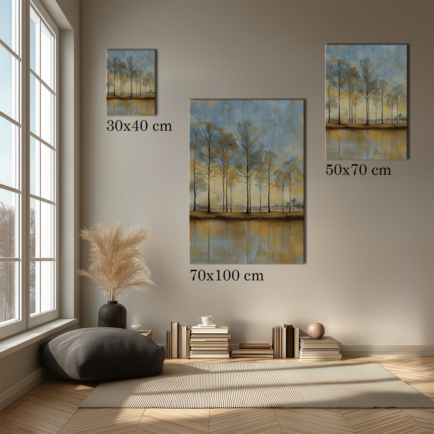 MYSTBIT ART | Amber Woods Canvas Print Wall Art