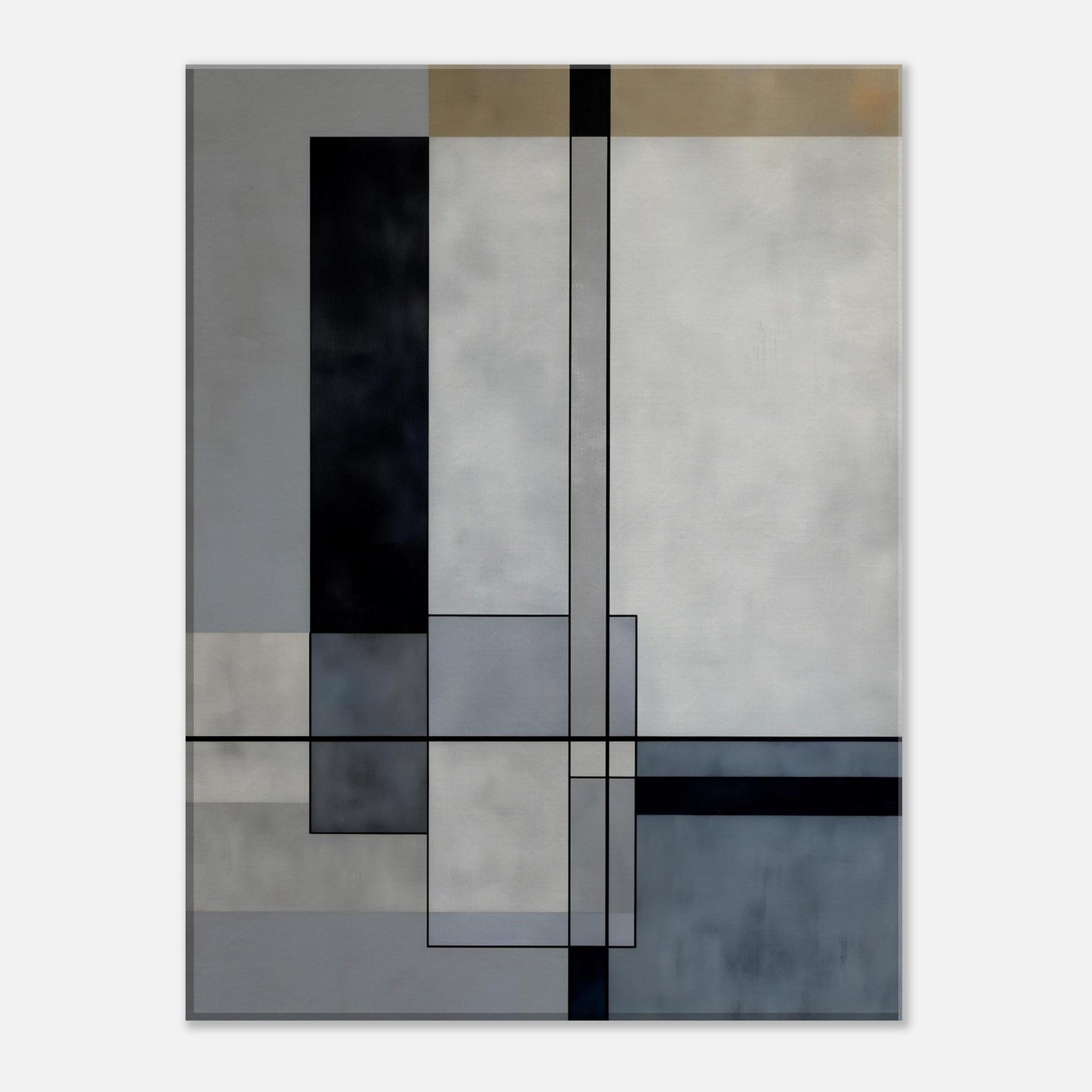 MYSTBIT ART | Architectural Divide Canvas Print Wall Art