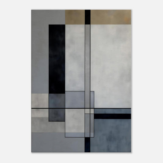 MYSTBIT ART | Architectural Divide Canvas Print Wall Art