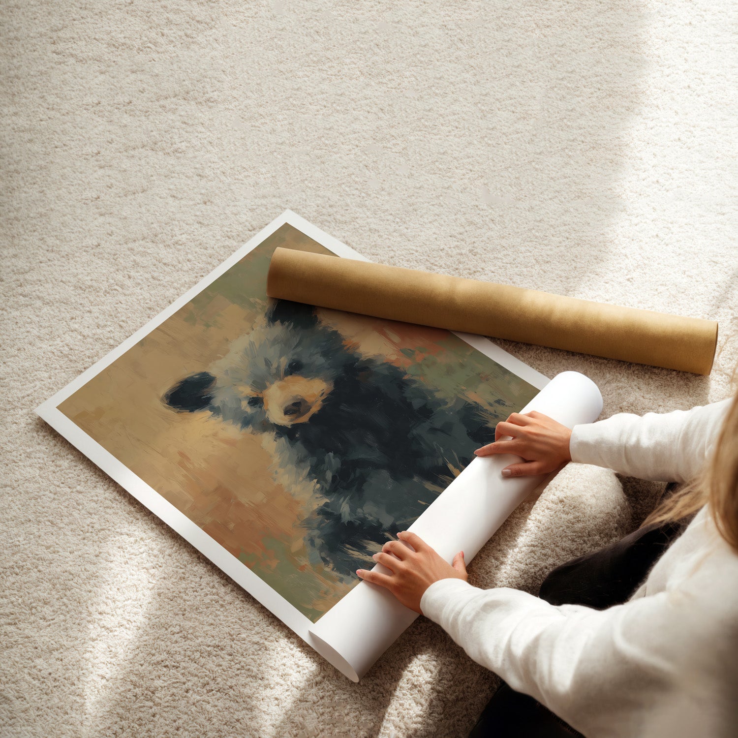 MYSTBIT ART | Autumn Watcher Art Print Wall Art