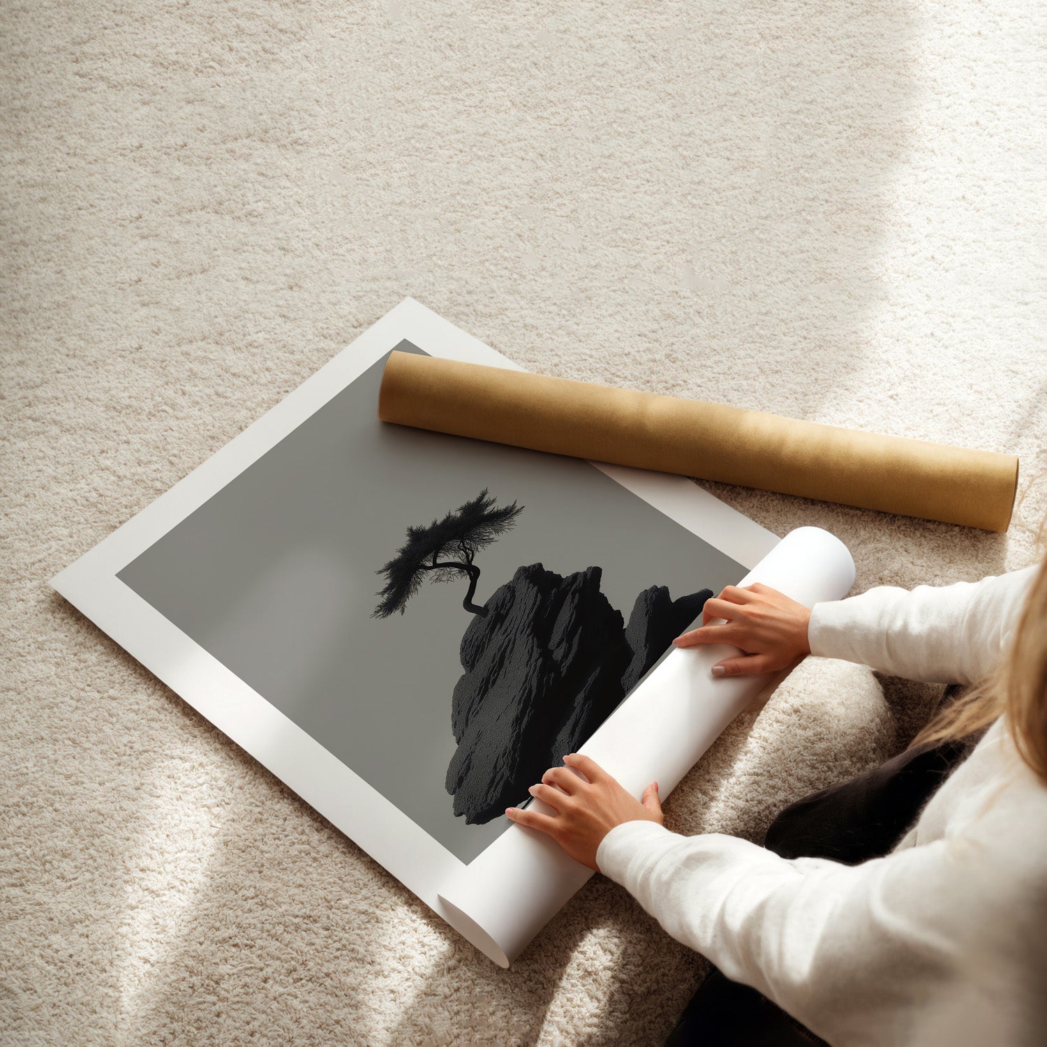 MYSTBIT ART | Balance of Strength Art Print Wall Art
