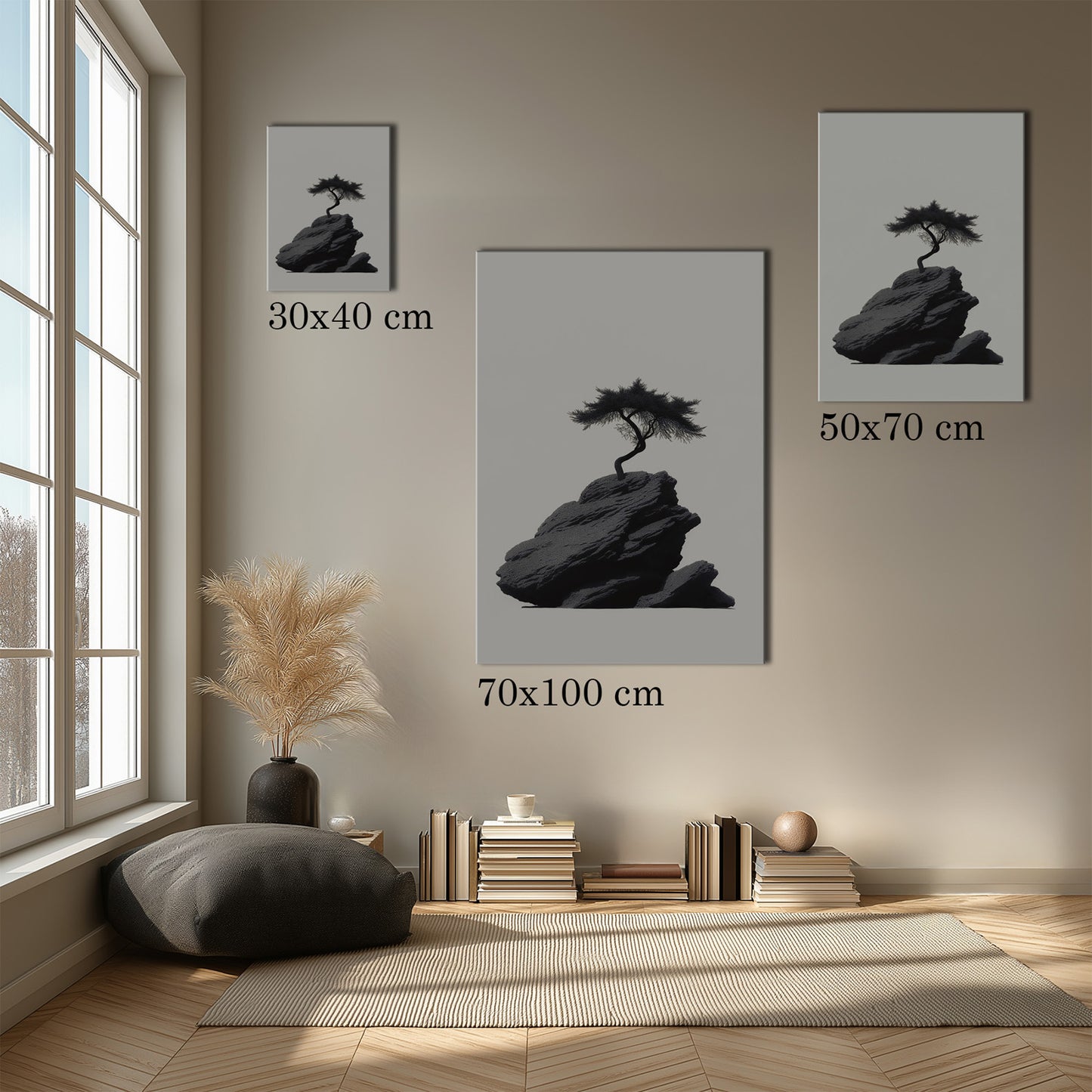 MYSTBIT ART | Balance of Strength Canvas Print Wall Art