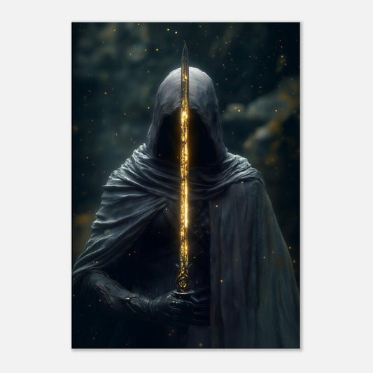 MYSTBIT ART | Blade of Destiny Canvas Print Wall Art