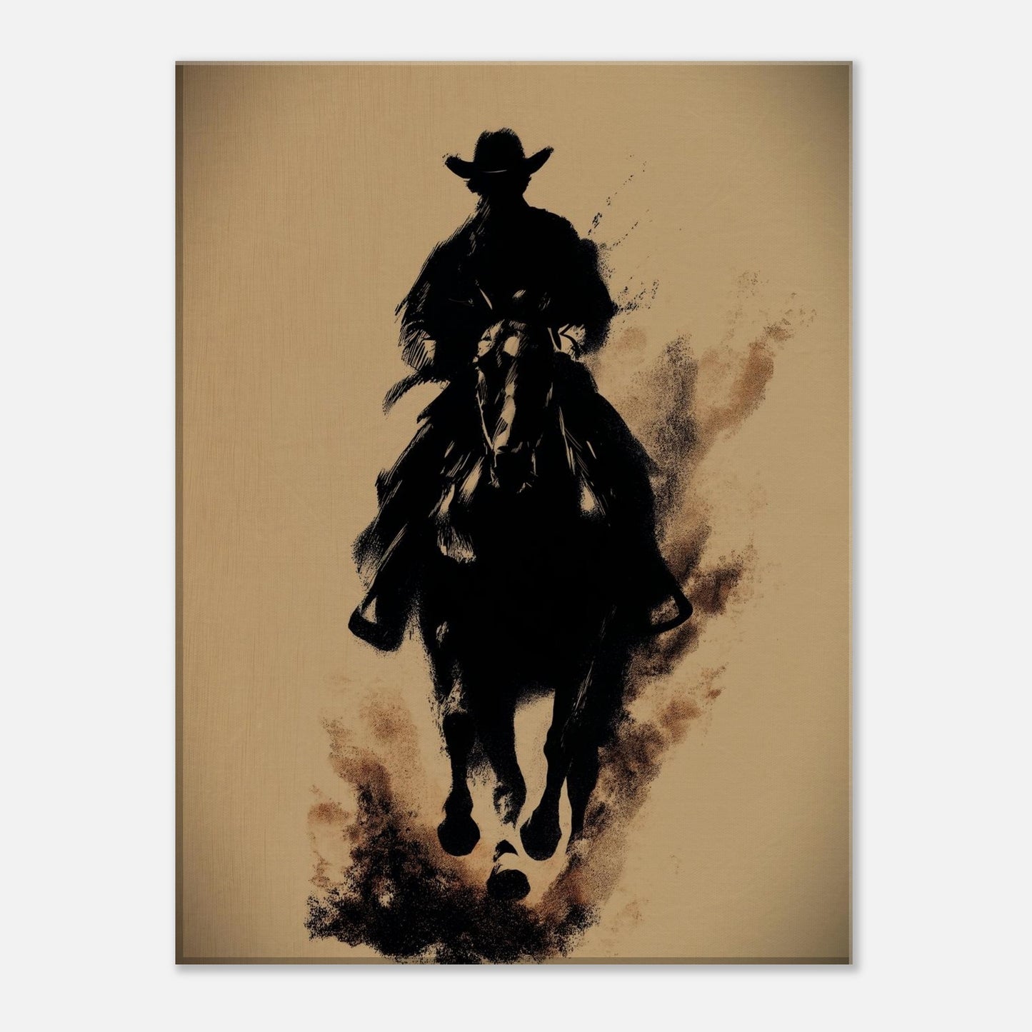 MYSTBIT ART | Blazing Hooves Canvas Print Wall Art