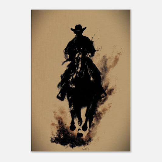 MYSTBIT ART | Blazing Hooves Canvas Print Wall Art