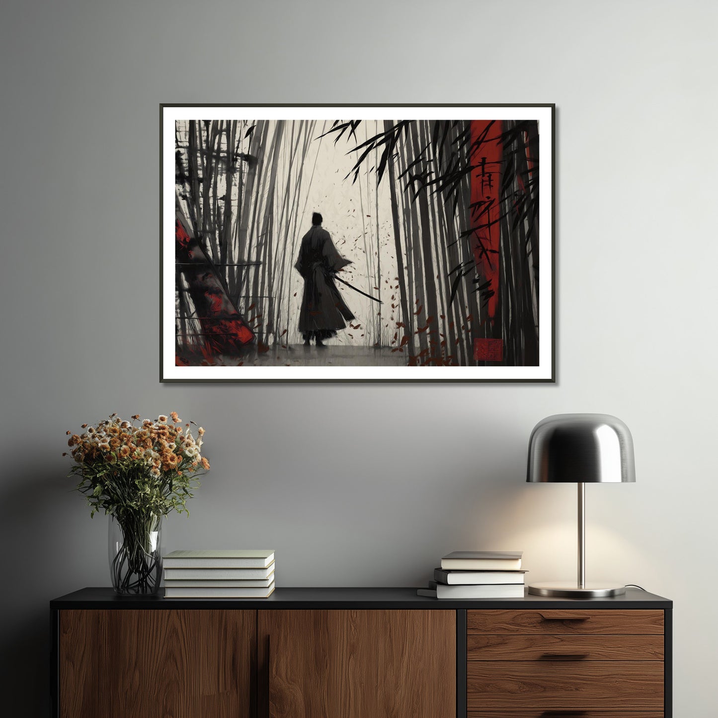 MYSTBIT ART | Blood & Bamboo Art Print Wall Art