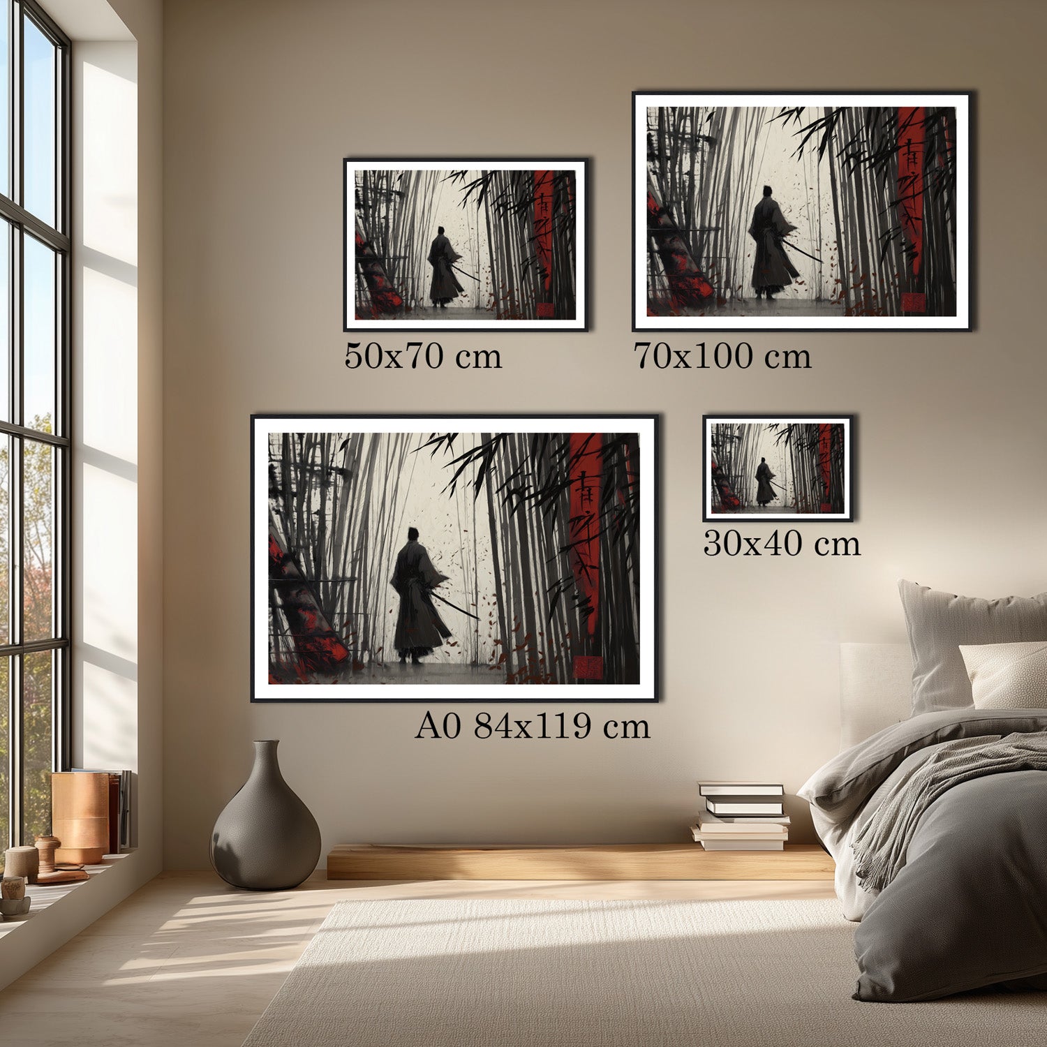 MYSTBIT ART | Blood & Bamboo Art Print Wall Art