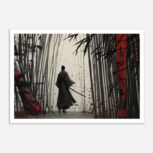 MYSTBIT ART | Blood & Bamboo Art Print Wall Art