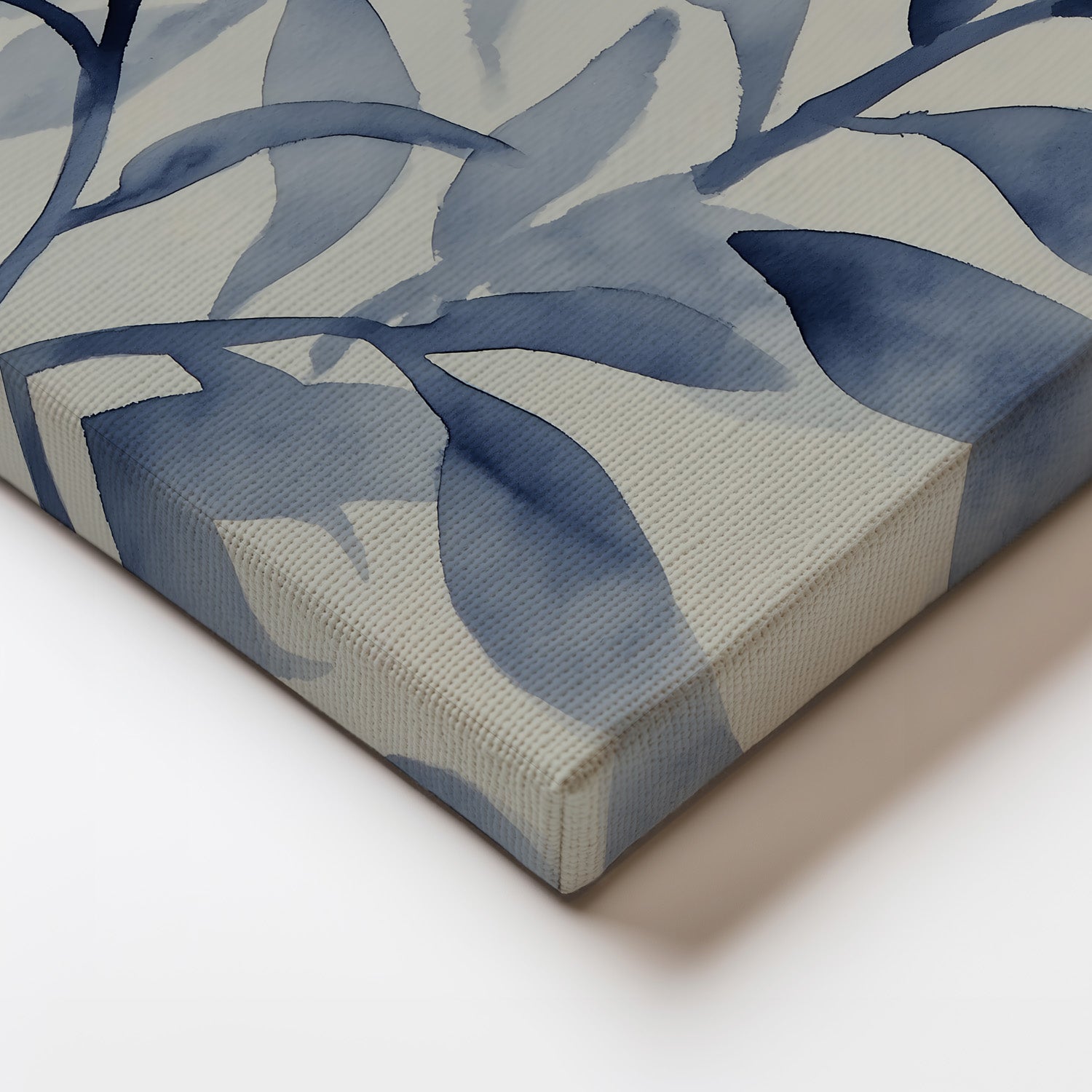 MYSTBIT ART | Blue Leaves No3 Canvas Print Wall Art