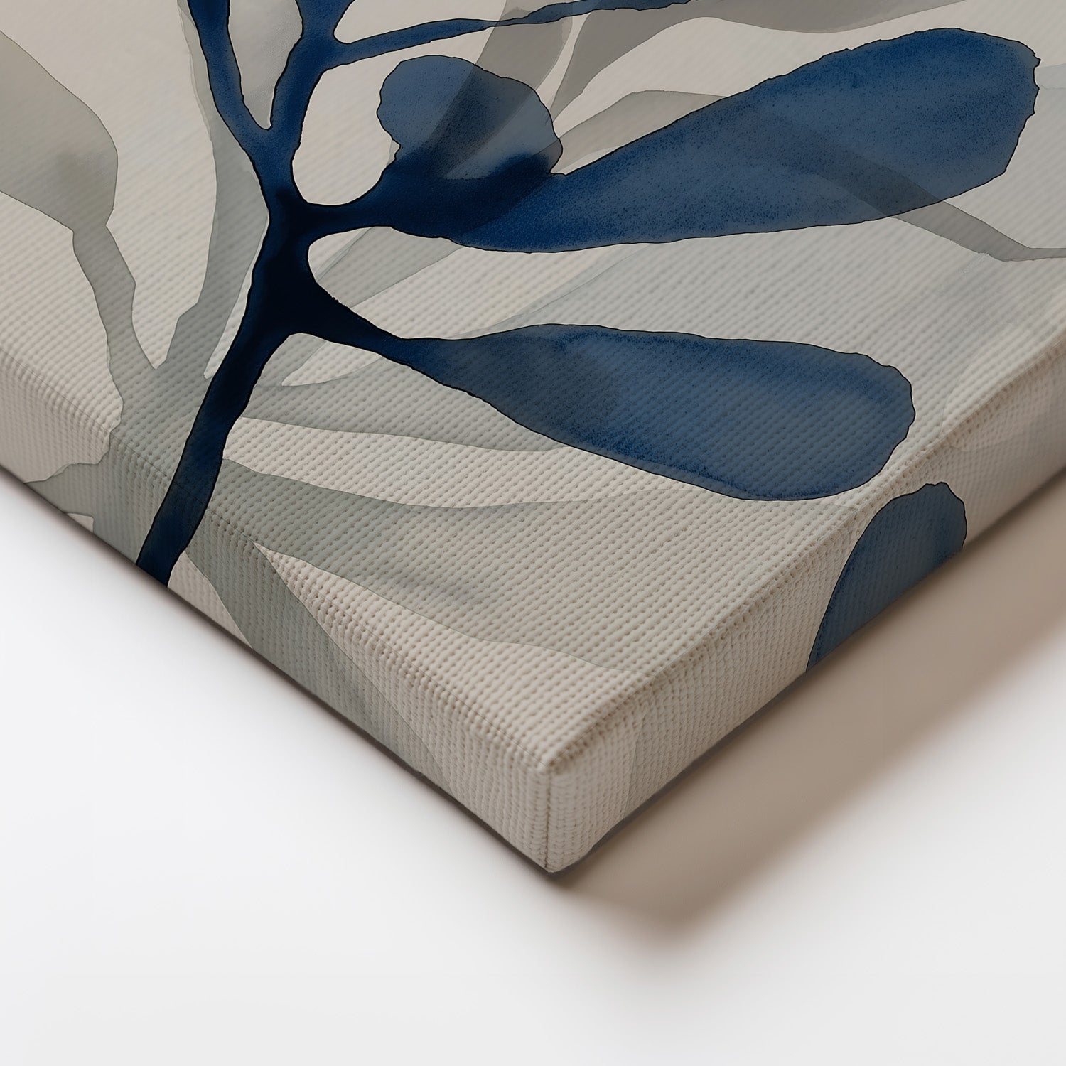 MYSTBIT ART | Blue Leaves No4 Canvas Print Wall Art