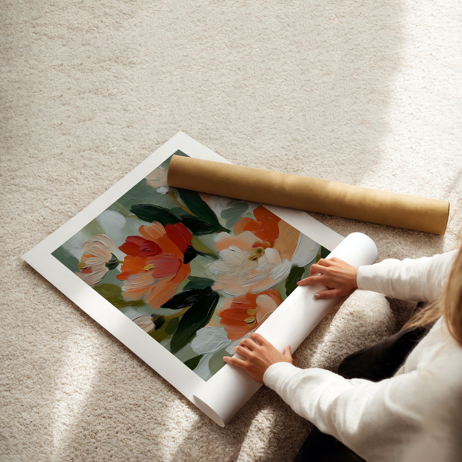 MYSTBIT ART | Bouquet of Flowers No1 Art Print Wall Art