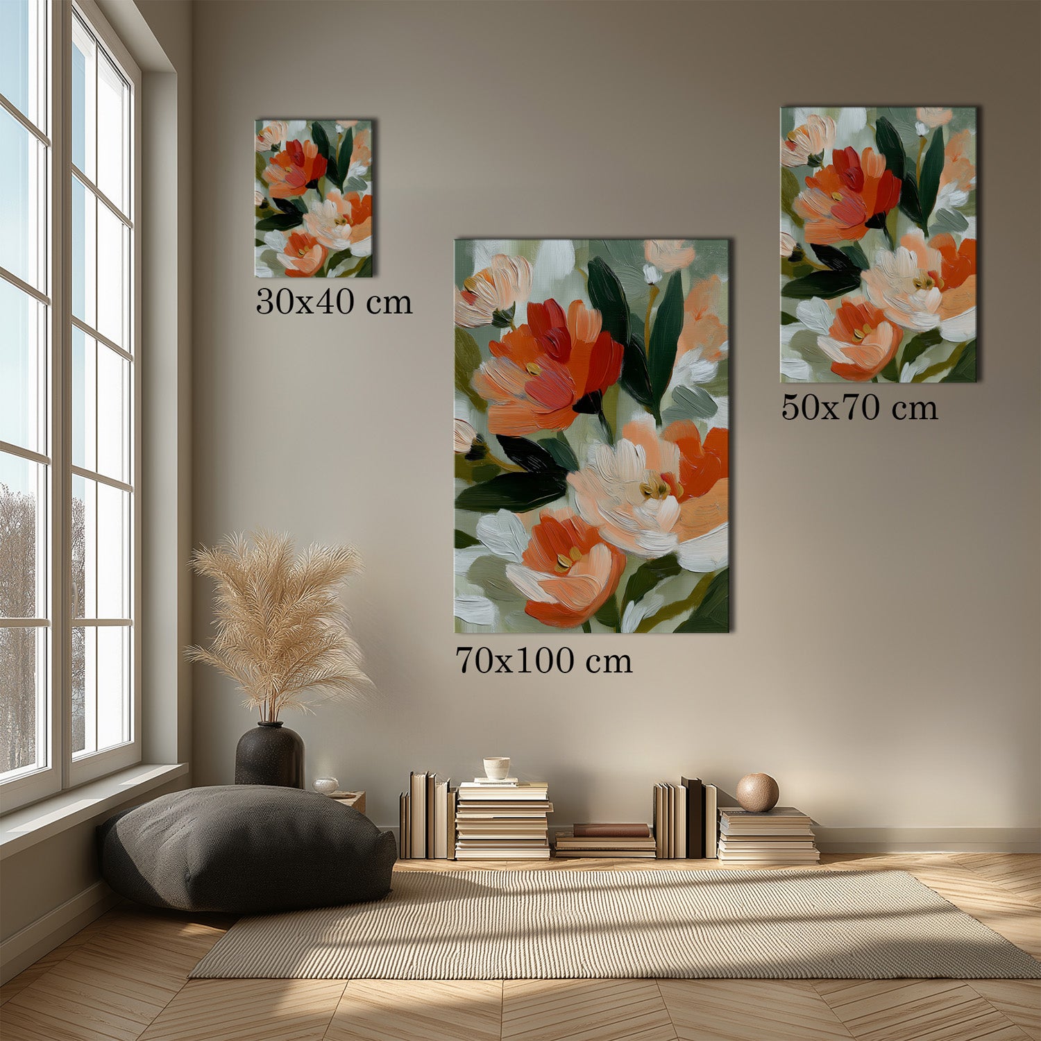 MYSTBIT ART | Bouquet of Flowers No1 Canvas Print Wall Art