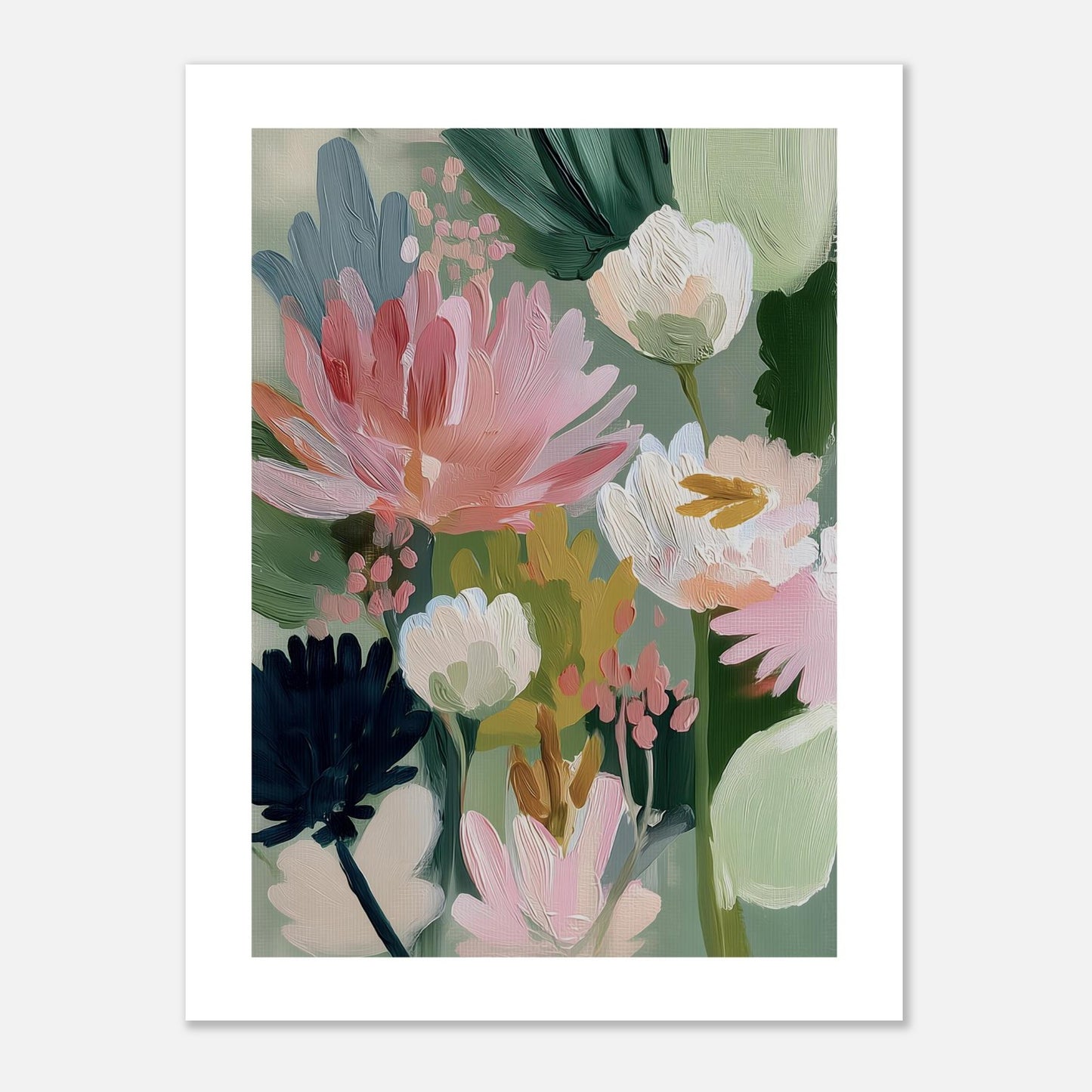 MYSTBIT ART | Bouquet of Flowers No2 Art Print Wall Art