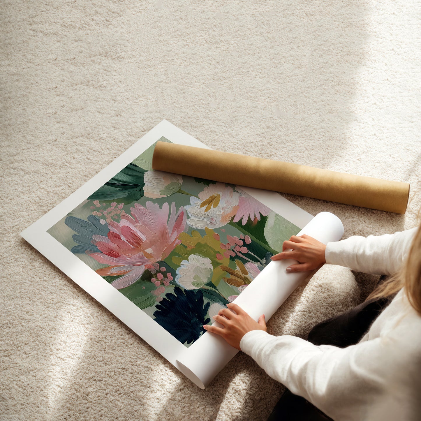 MYSTBIT ART | Bouquet of Flowers No2 Art Print Wall Art
