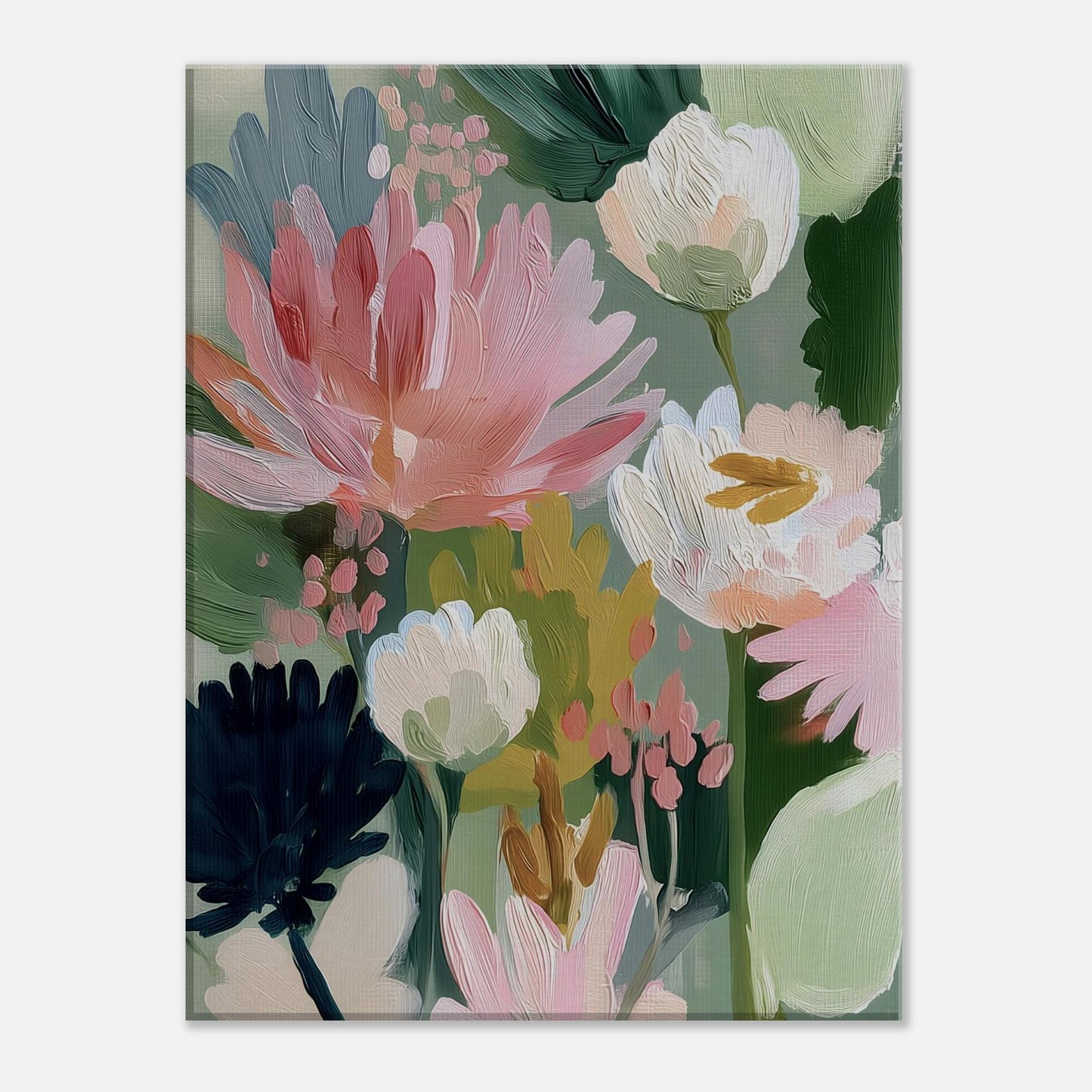 MYSTBIT ART | Bouquet of Flowers No2 Canvas Print Wall Art