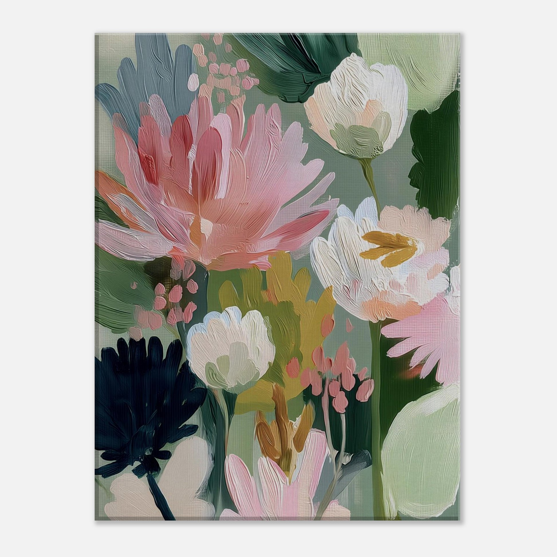 MYSTBIT ART | Bouquet of Flowers No2 Canvas Print Wall Art