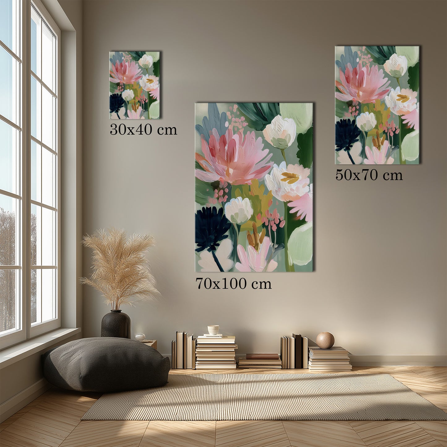 MYSTBIT ART | Bouquet of Flowers No2 Canvas Print Wall Art