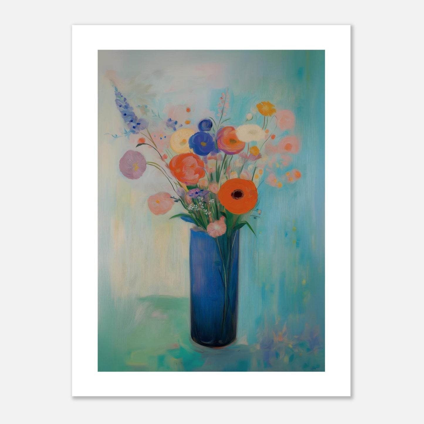 MYSTBIT ART | Bouquet of Flowers No6 Art Print Wall Art