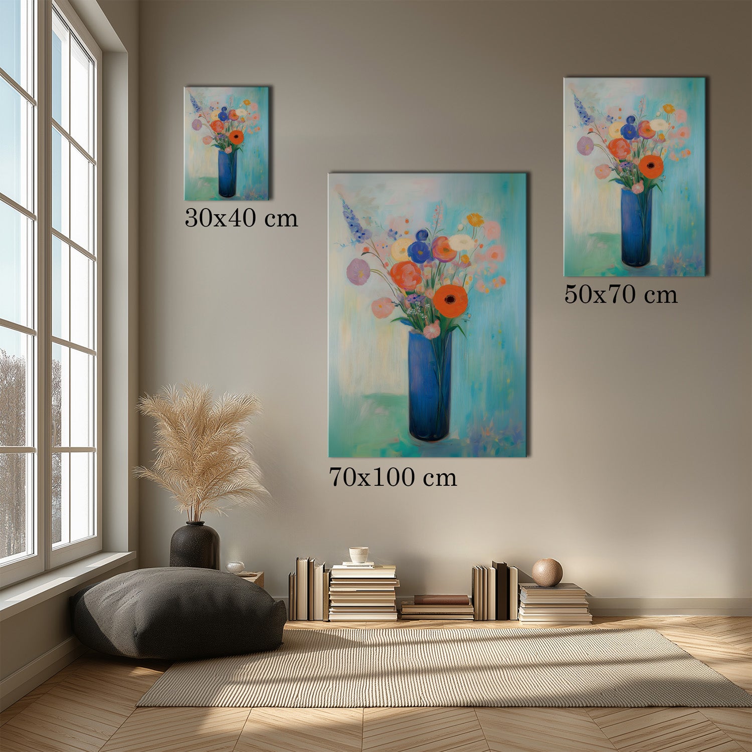 MYSTBIT ART | Bouquet of Flowers No6 Canvas Print Wall Art