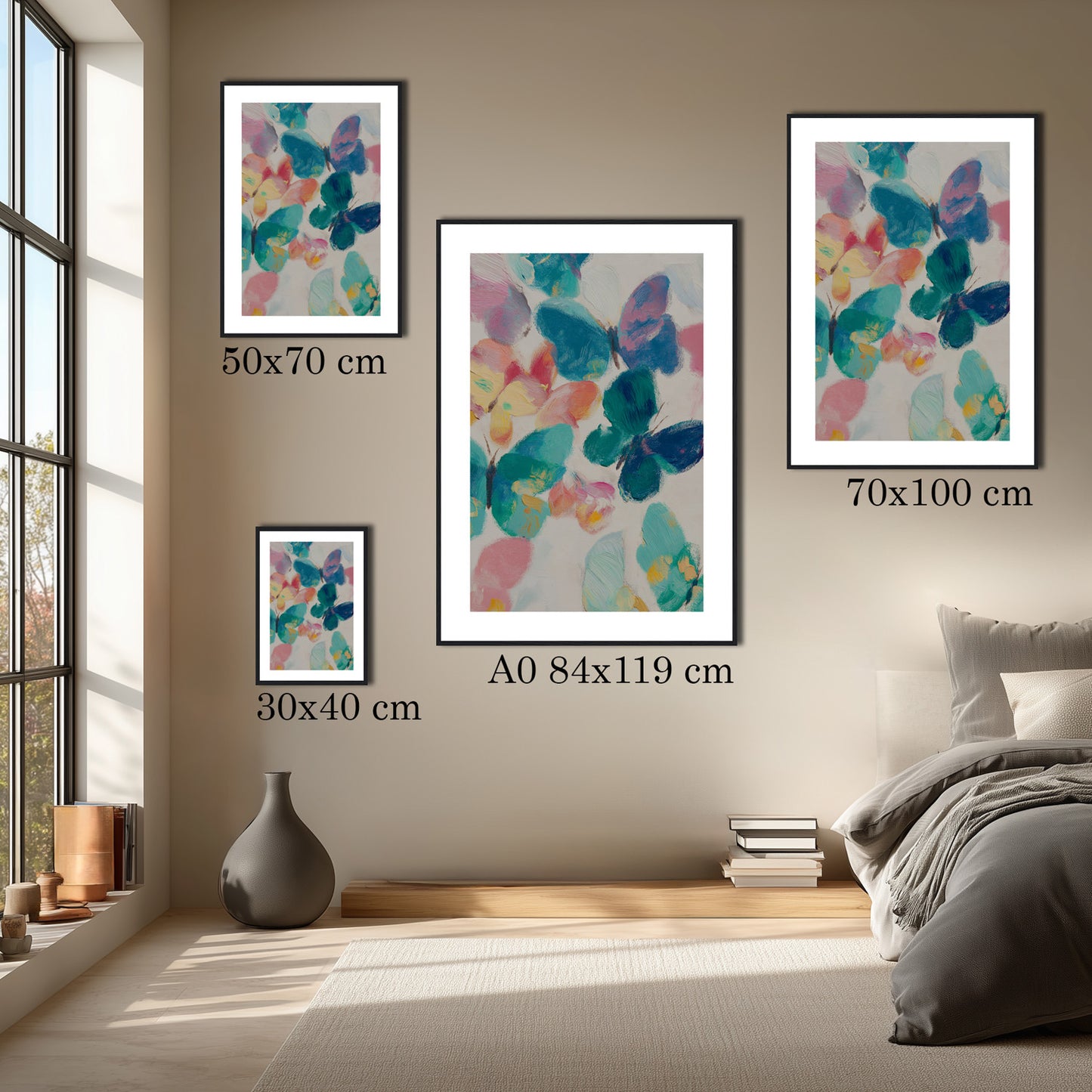 MYSTBIT ART | Butterfly Horizon Art Print Wall Art