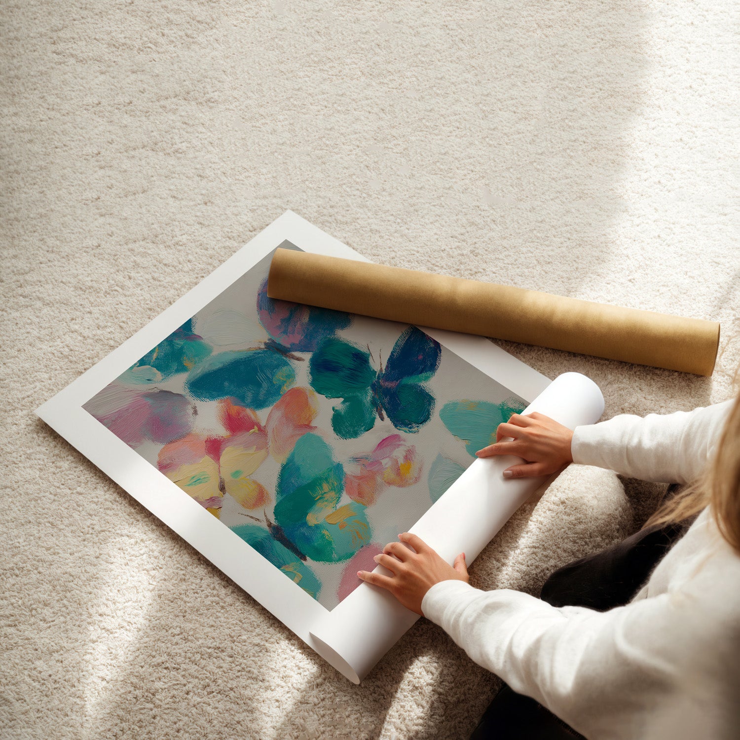 MYSTBIT ART | Butterfly Horizon Art Print Wall Art