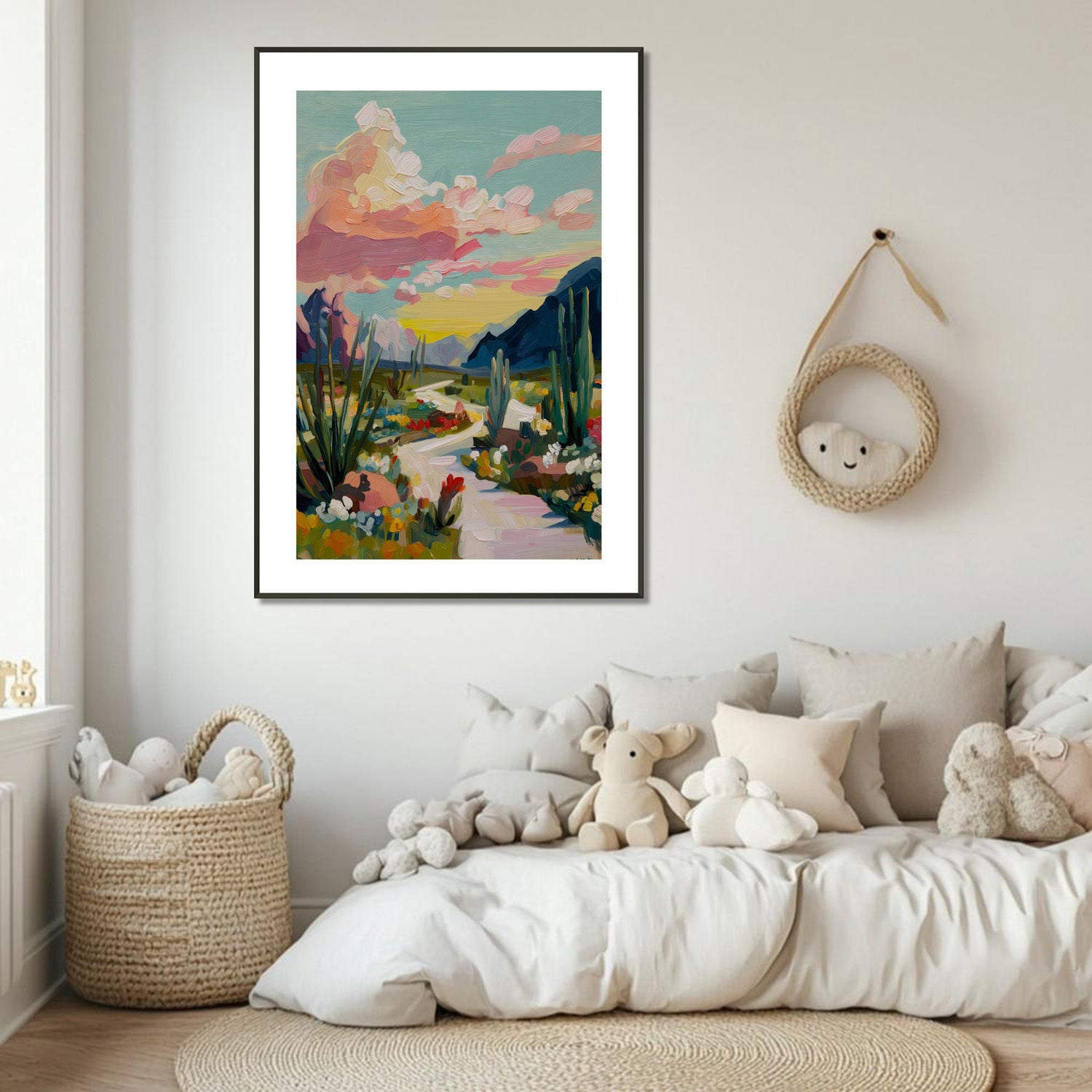 MYSTBIT ART | Cactus Garden Art Print Wall Art