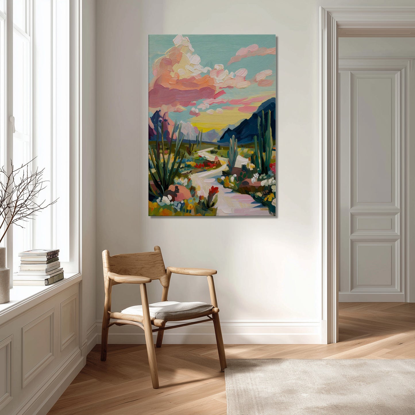 MYSTBIT ART | Cactus Garden Canvas Print Wall Art