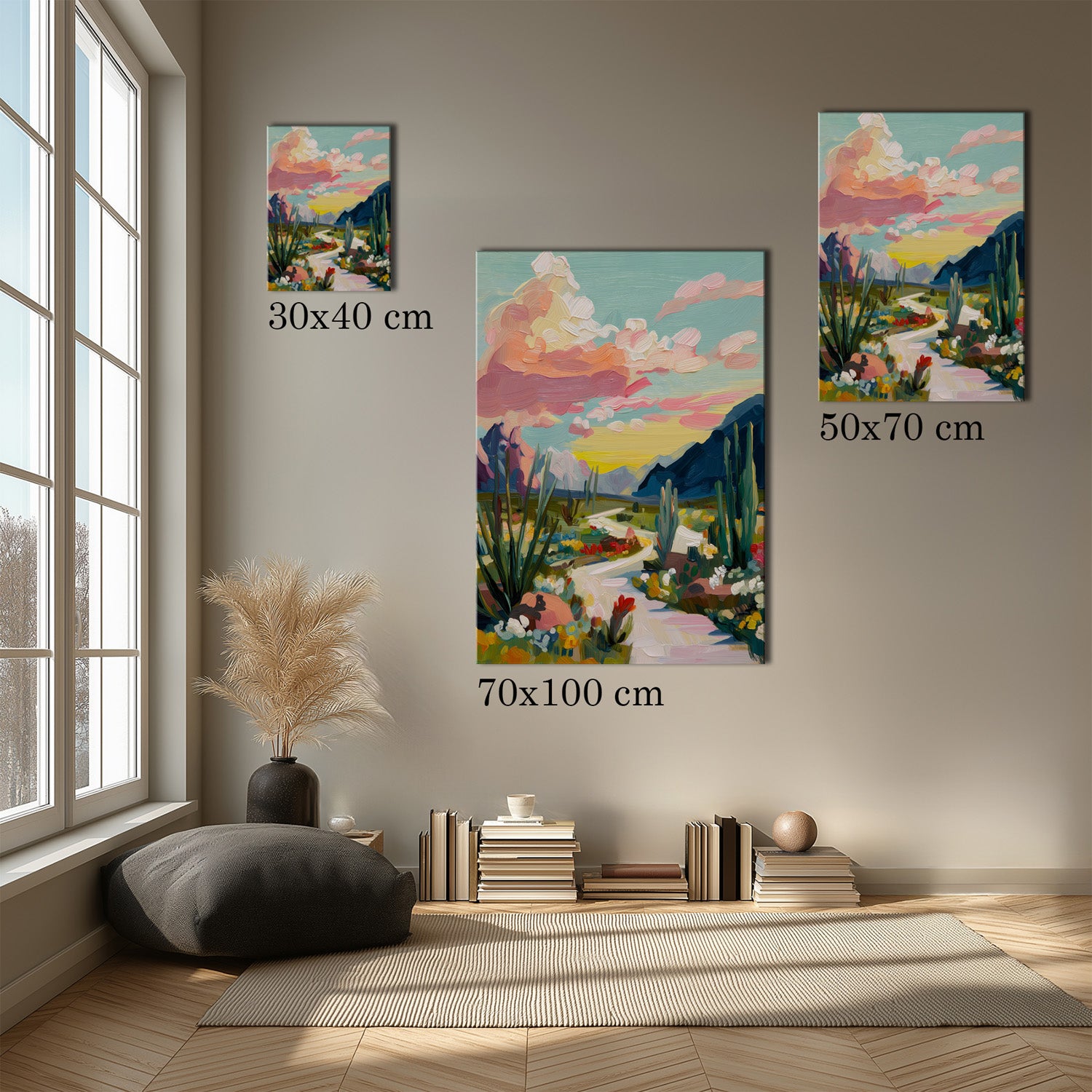 MYSTBIT ART | Cactus Garden Canvas Print Wall Art
