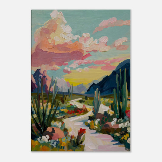 MYSTBIT ART | Cactus Garden Canvas Print Wall Art