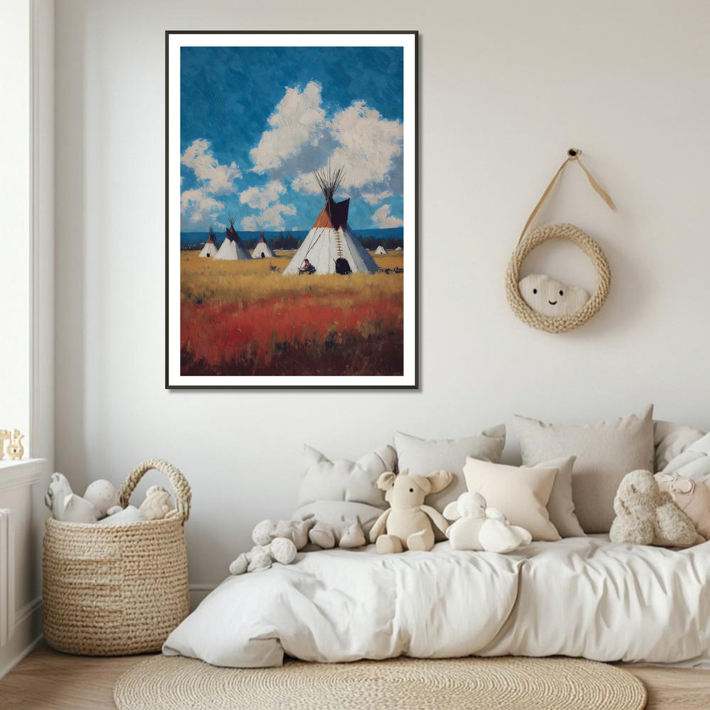 MYSTBIT ART | Campfire Horizon Art Print Wall Art