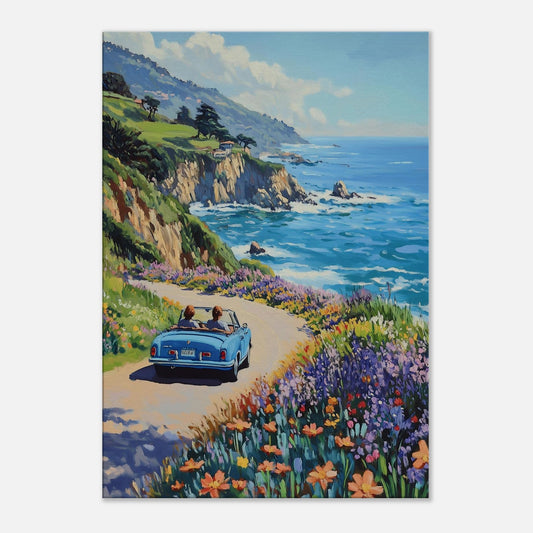 MYSTBIT ART | Coastline Voyage Canvas Print Wall Art