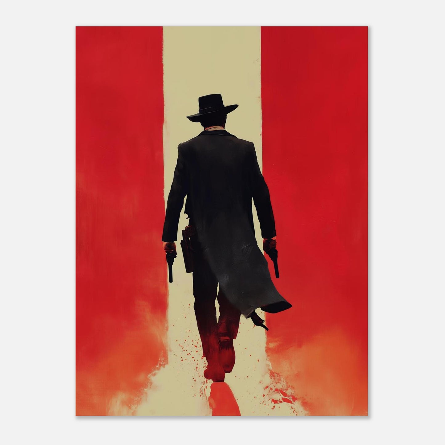 MYSTBIT ART | Crimson Justice Art Print Wall Art