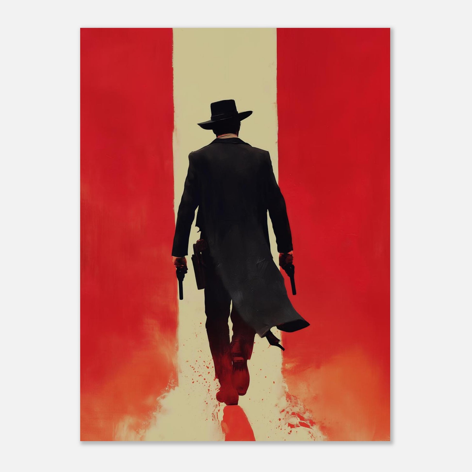 MYSTBIT ART | Crimson Justice Art Print Wall Art