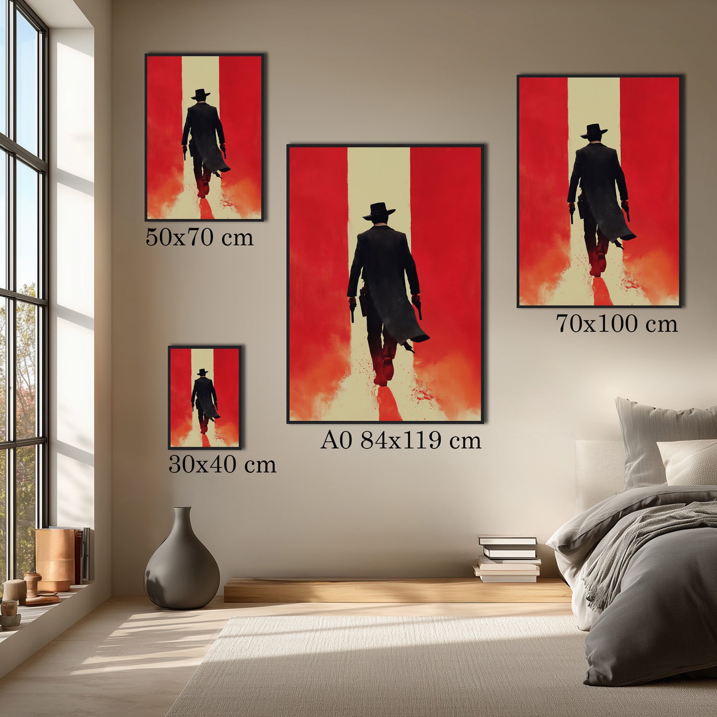 MYSTBIT ART | Crimson Justice Art Print Wall Art