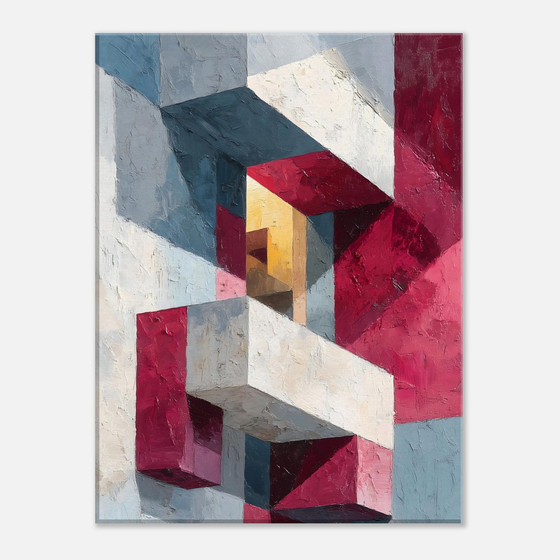 MYSTBIT ART | Echoes of Concrete Canvas Print Wall Art