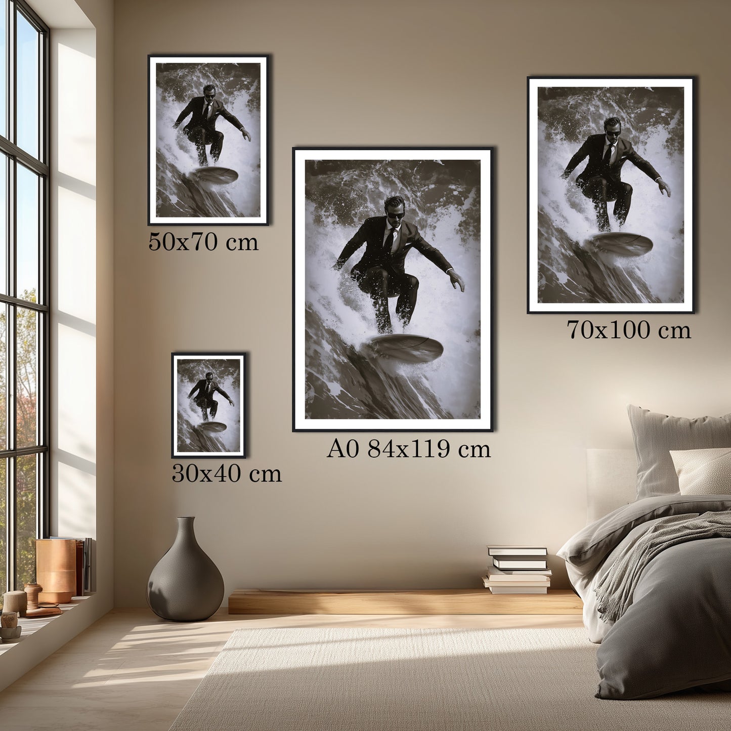 MYSTBIT ART | Executive Wave Master Art Print Wall Art