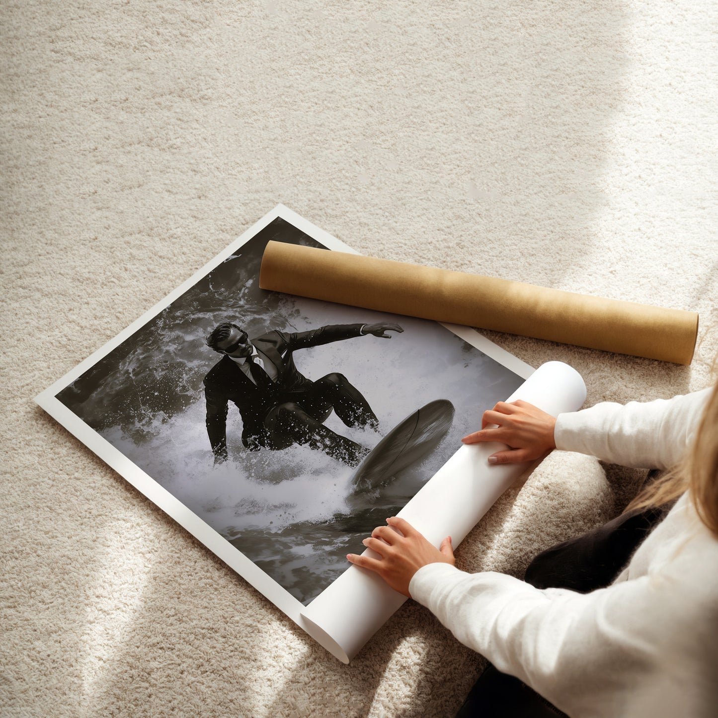 MYSTBIT ART | Executive Wave Master Art Print Wall Art
