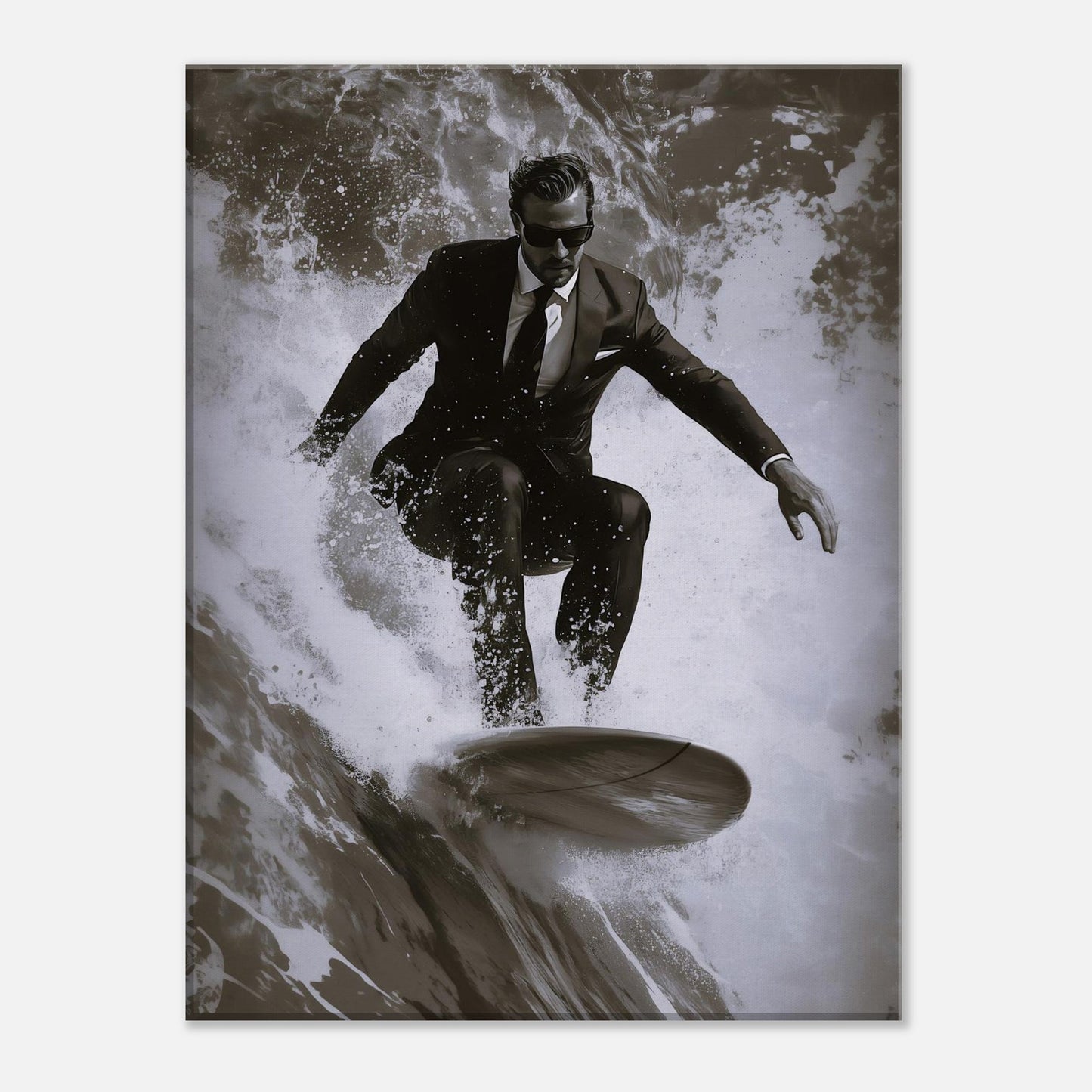 MYSTBIT ART | Executive Wave Master Canvas Print Wall Art