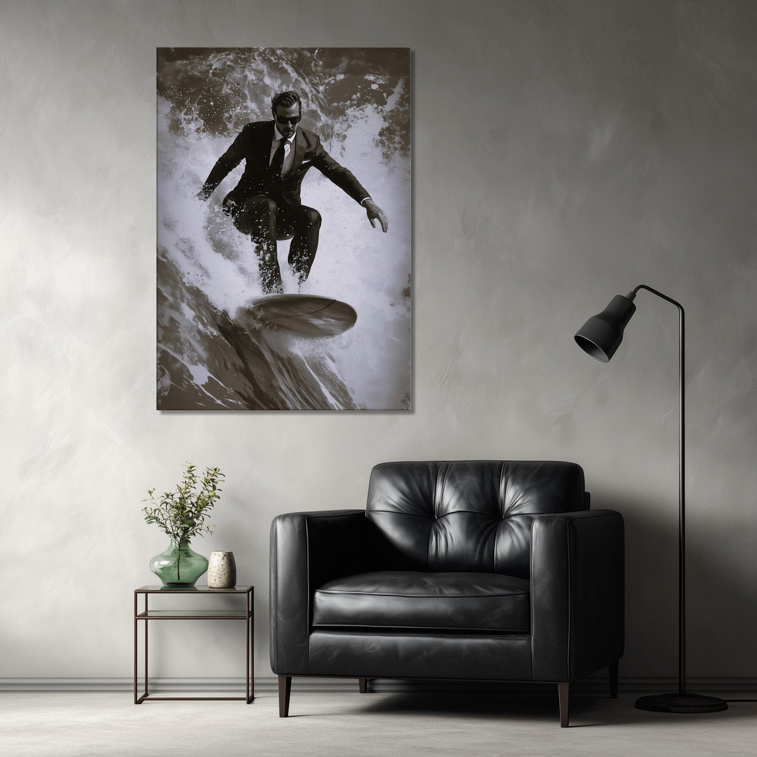 MYSTBIT ART | Executive Wave Master Canvas Print Wall Art