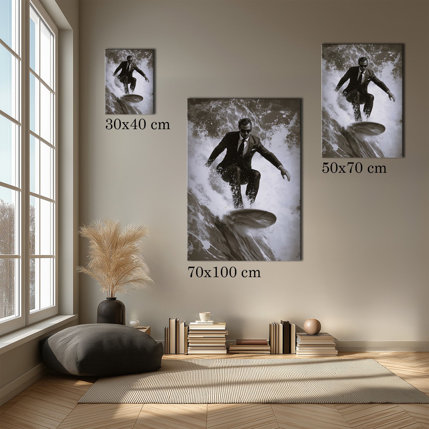MYSTBIT ART | Executive Wave Master Canvas Print Wall Art