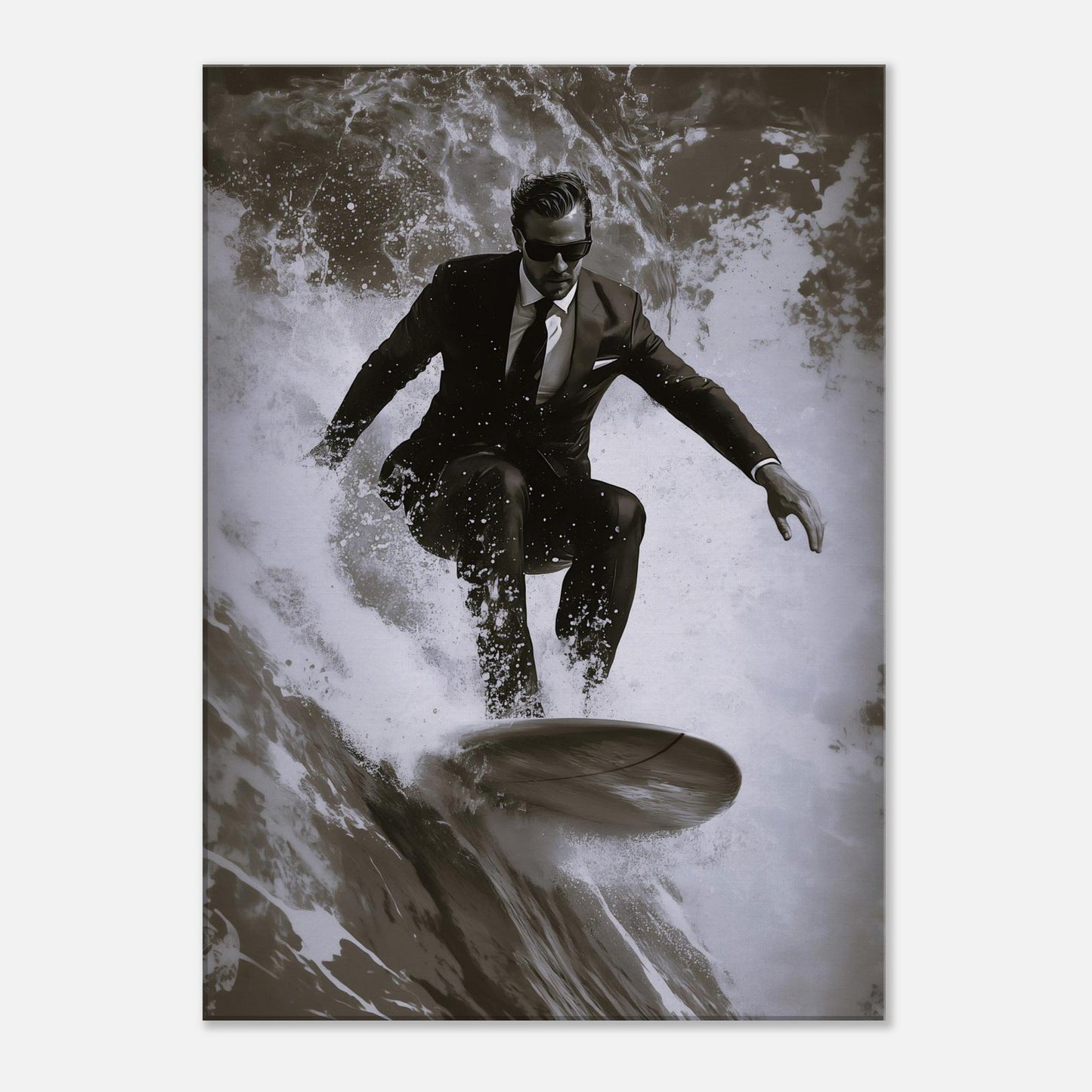 MYSTBIT ART | Executive Wave Master Canvas Print Wall Art