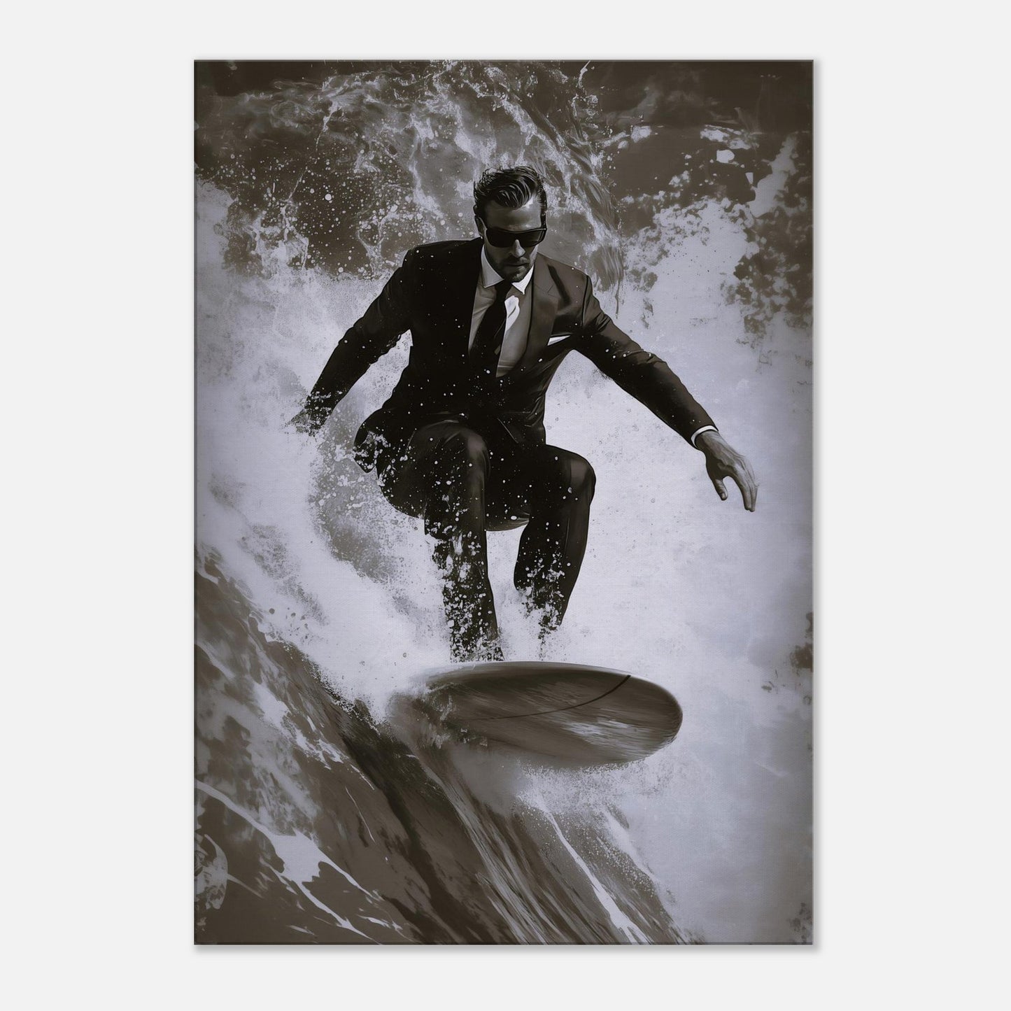 MYSTBIT ART | Executive Wave Master Canvas Print Wall Art